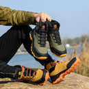 Safety Shoes Men Boots High Top Work Sneaker Steel Toe Industrial Shoe Anti-smash Puncture-Proof Work Boots Indestructible Shoes