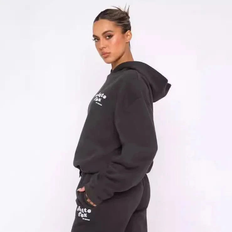 Street Casual Pant Set Clohtes Women's Sportswear Sportswear Jogging Suit Women's Hooded Sportswear Tide Suit