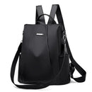 New fashion nylon solid color lightweight waterproof large capacity detachable shoulder strap multi functional women's backpack - M & M Global