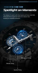 POEDAGAR Luxury Watch For Men Calendar Luminous Waterproof Man Clock Male Chronograph Stainless Steel Men's Quartz Watches Reloj - M & M Global