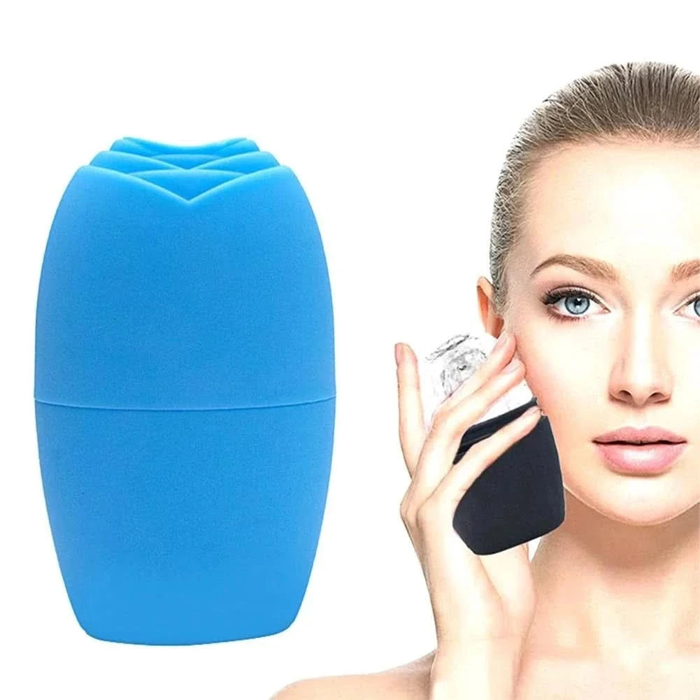 Skin Care Face Lifting Contouring Tool Silicone Ice Cube Trays Ice Globe Ice Balls Face Massager Facial Roller Reduce Acne - M & M Global