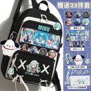 Miku Future School Backpack for Girls 2025 New Fashion Print Youth Pain Bag Large Capacity Backpack for School - M & M Global