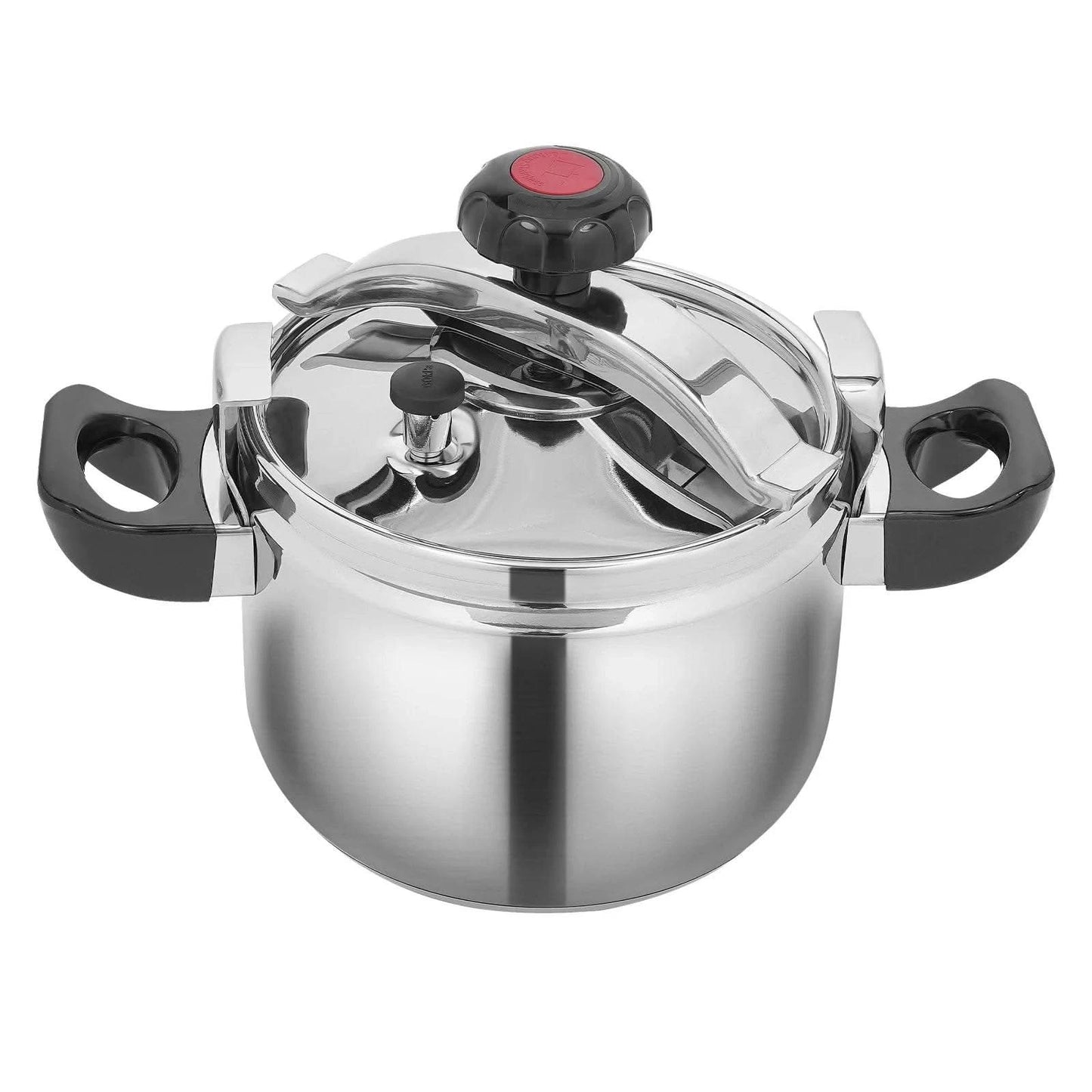 201 Stainless Steel 5-Liter Household Food Grade Explosion-Proof Pressure Cooker with Large Capacity - M & M Global