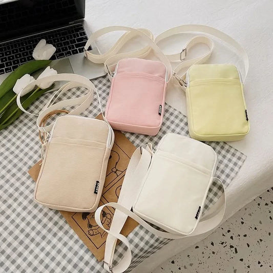 New Fashion Mobile Phone Bag Women's Messenger Bag All-match Mini Small Crossbody Bag Hanging Neck Coin Purse Vertical Handbag - M & M Global