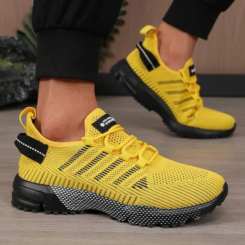 Hot Selling Men's Running Shoes Breathable Casual Non Slip Fashionable Trendy Outdoor Fitness Training Size 36-46 Sports Shoes - M & M Global