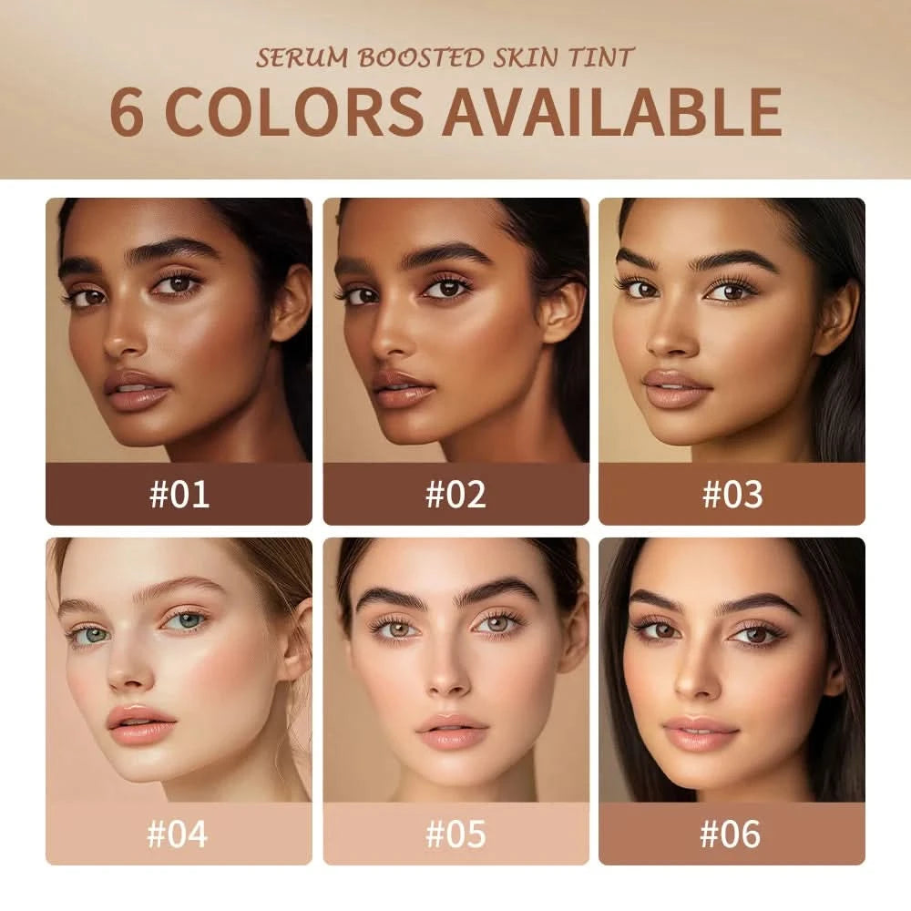 Stick Foundation Balm Serum Boosted Skin Tint Foundation Stick Smooth Plumper Hight Coverage Travel Bronze Foundation Stick Make - M & M Global