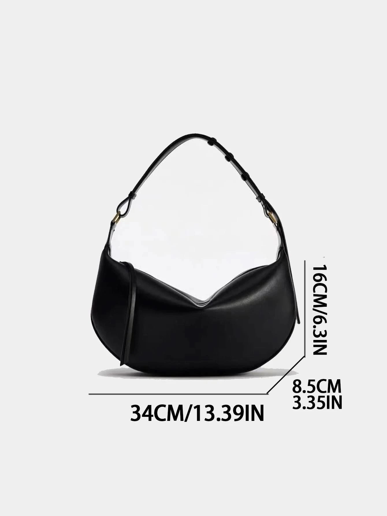 2025 new fashion senior texture single shoulder crossbody bag with a small design underarm dumpling bag - M & M Global