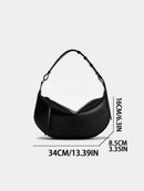 2025 new fashion senior texture single shoulder crossbody bag with a small design underarm dumpling bag - M & M Global