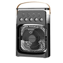 Portable 3 in 1 Mini AC Air Cooler Fan Humidifier with LED Light for Home Office Bedroom Camping Cooling - M & M Global