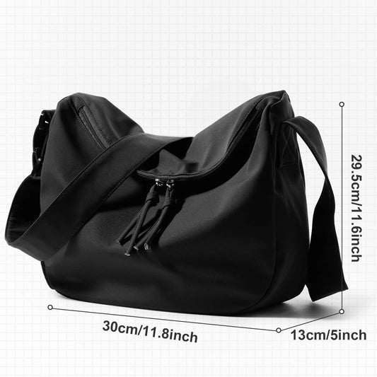 Style Shoulder Bag Nylon Waterproof Messenger Bag School Bag Simple Men's & Women’s Bag   Designer Sling Crossbody Bag, City Bag - M & M Global