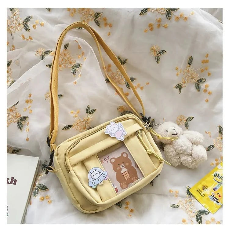 New Kawaii Bag Girls New JK Transparent Bag Small Crossbody Bag For Women Purses and Handbags Shoulder Bag Itabag Bolso - M & M Global