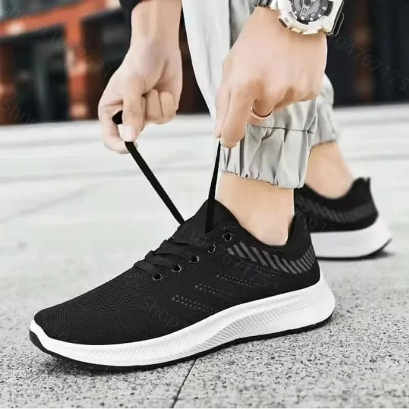 Men's spring wear-resistant trendy and versatile new soft sole comfortable running casual shoes sports shoes men's casual shoes - M & M Global