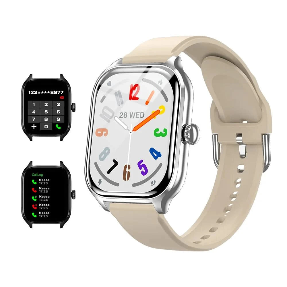 LAXASFIT 2025 New Men's Smart Watch Women's Gift 2.01 inch HD Full Touch Screen Sports Fitness Watch Bluetooth Talk Smartwatch - M & M Global