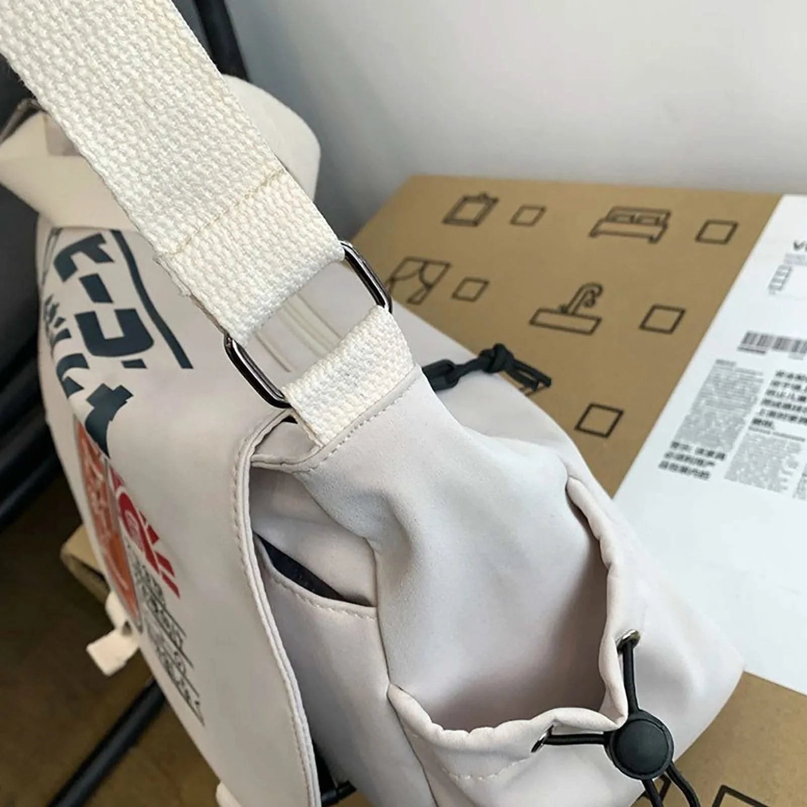 Casual Messenger Shoulder Bag Large Capacity Crossbody Bag with Adjustable Strap for Mobile Phone Cosmetics Keychain - M & M Global