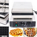 Commercial Belgian Waffle Maker 16 Pcs Round Belgian Waffle Maker 1750W Professional Non-stick Stainless Steel Waffle Iron with - M & M Global