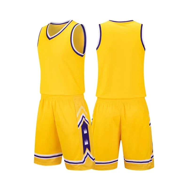 Kid Basketball Jersey Quick-drying Training Uniform Shirts Children Sportswear Kit Boys and Girls Tracksuit Sport Suit Clothes - M & M Global
