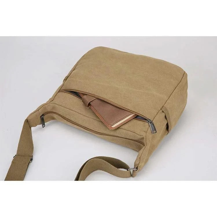 Casual shoulder bag, men's multi pocket crossbody bag, mailman bag, work bag, daily use - M & M Global