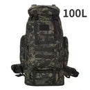 80L/100L Mountaineering Bag Climb Bag Tactical Backpacks Large Backpack Outdoors Hiking Camping Travel Bags - M & M Global