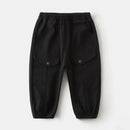 Wholesale New Children Boy Trousers Embroiedry Pockets Spliced Kids Boys Pants Casual Cotton Infant Babys Boys Bottoms 2-8Y Pant - M & M Global
