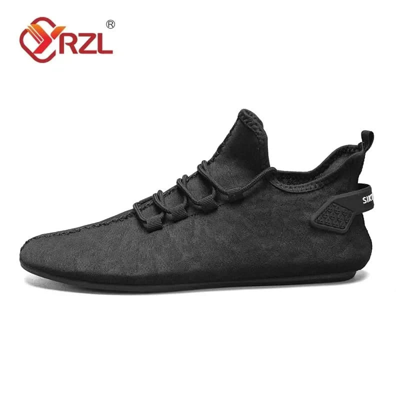 YRZL Men Mesh Loafers Driving Moccasins High Quality Flats Walking Shoes Breathable Non Slip Casual Loafers Summer Mens Shoes - M & M Global