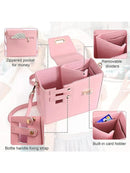 Outdoor portable crossbody water cup protection multifunctional universal water bottle storage bag single shoulder solid color - M & M Global