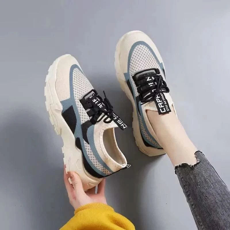 2025 Sneakers Women Platform Flat Shoes Woman Shoes Green Casual Trainers Ladies Chunky Sneakers Women Shoes - M & M Global