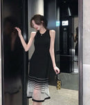 Dresses for Women Black SMidi Woman Dress Party Evening Night Club Prom Casual Youth G Fashion Summer 2024 Retro Sensual Sexy X - M & M Global
