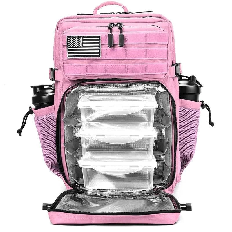 45L Meal Management Backpack for Men Women Tactical Adults Insulated Lunch Athletes Gym Bag Sports Daypacks With Bottle Holder - M & M Global