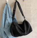 Women Shoulder Bag Large Canvas Crossbody Bags For Women Fashion Korean Female Student School Bag Chic Messenger Bag Handbags - M & M Global