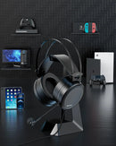 NUBWO N7 Stereo Gaming Headsets with Noise Canceling Mic for Xbox PS5 PS4 PC Adaptive Headband Easy Control Earphone