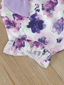 Summer Newborn Baby Girl Clothes Set  Sleeveless  Bodysuit  Printed Shorts  3pcs Clothing Suit Baby Girl Clothes For 0-1Years - M & M Global