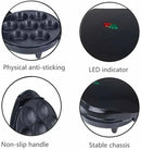 Mini Cupcake Maker, Makes 7 Mini Cakes, Non-Stick Surface, Easy-To-Clean, Perfect for Dessert, Breakfast, or Snacks, 1200W, Blac - M & M Global