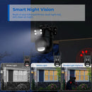 6K 12MP Outdoor Wifi Camera PTZ 8X Optical Zoom Three Lens Dual Screens Video Surveillance 8MP Dual Lens CCTV Security IP Camera - M & M Global