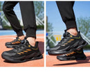 Soft sole lace-free anti-smash and anti-puncture safety shoes
