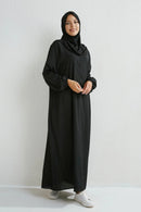 Muslim Dresses Women Maxi Dresses Mujer Vestidoes Female Loose Dresses Full Sleeve Printed Floral Casual Robe Long Dress - M & M Global