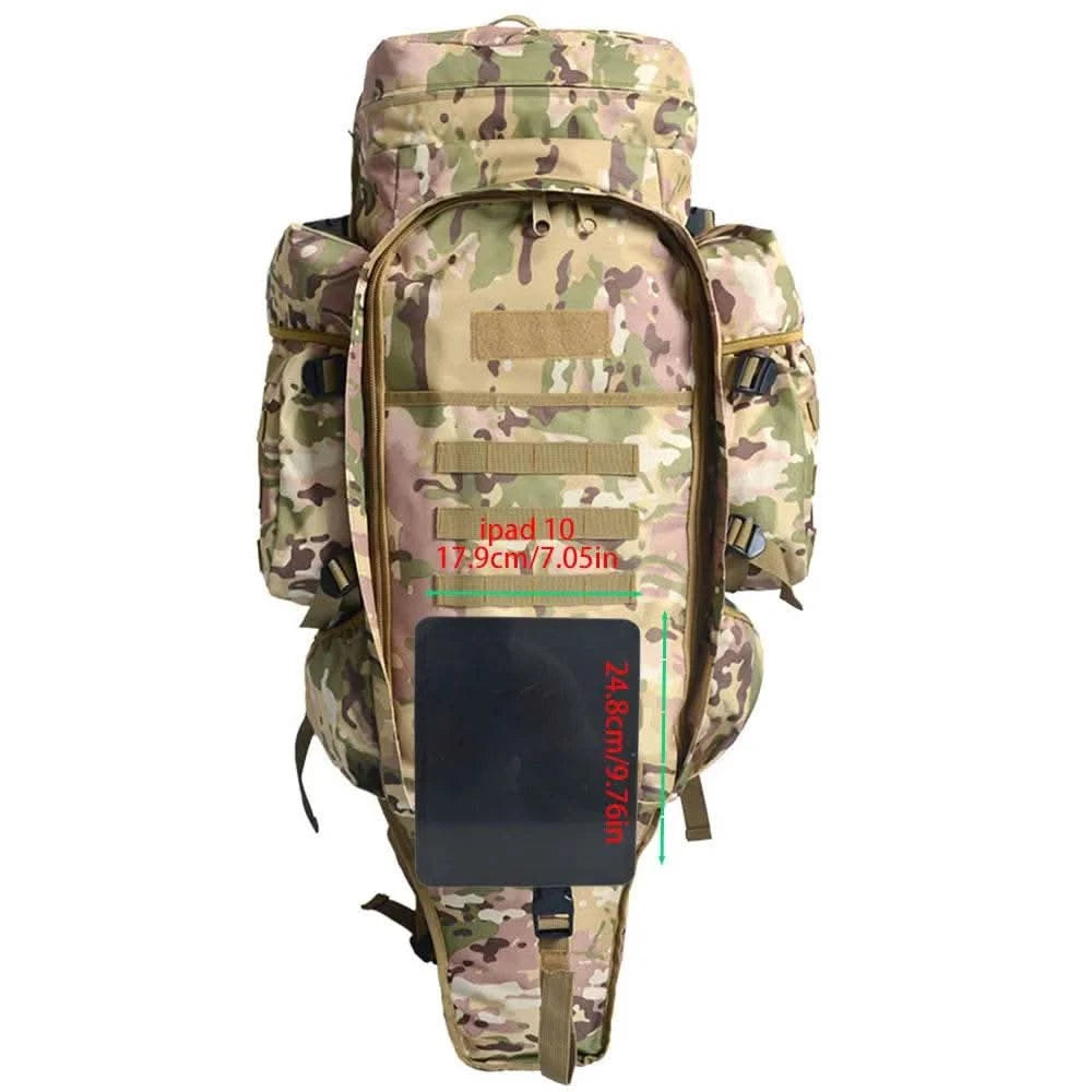 75 liters large capacity combination large backpack multi-functional outdoor sports cycling shoulder recreational hiking tactica - M & M Global