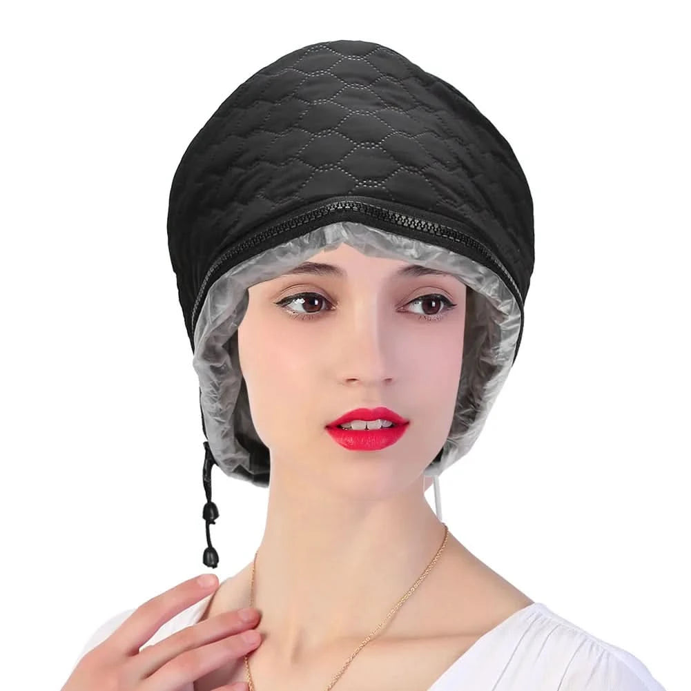 Household Electric Heating Hat Adjustable Hot Oil Treatment Hat for Hair Care - M & M Global
