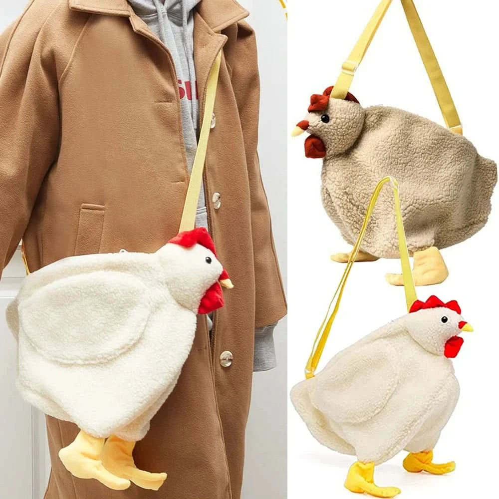 Women Ladies Cute Chicken Mini Chain Bag Shoulder Crossbody Bag Tote Handbag Messenger Luxury Handbags Women Bags - M & M Global