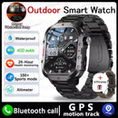 2025 New SmartWatch Men For Women Militray Outdoor GPS Track Sport Watches Heart Rate Sleep Waterproof Smart Watch IOS Android