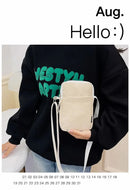New Fashion Mobile Phone Bag Women's Messenger Bag All-match Mini Small Crossbody Bag Hanging Neck Coin Purse Vertical Handbag - M & M Global