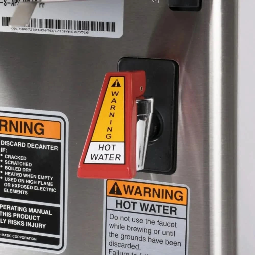 WAVE15-S-APS, Silver Thermal Server Coffee Brewer, Silver - M & M Global