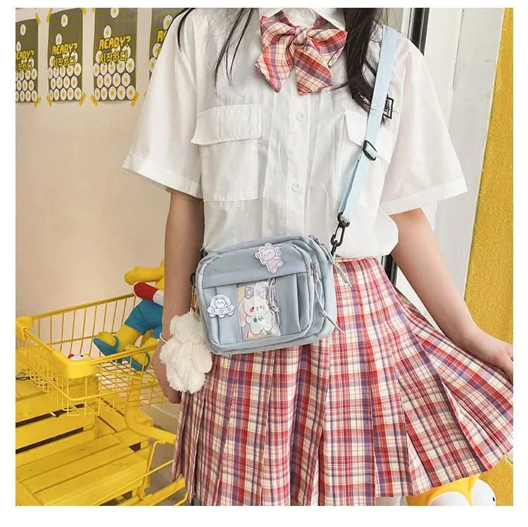 New Kawaii Bag Girls New JK Transparent Bag Small Crossbody Bag For Women Purses and Handbags Shoulder Bag Itabag Bolso - M & M Global