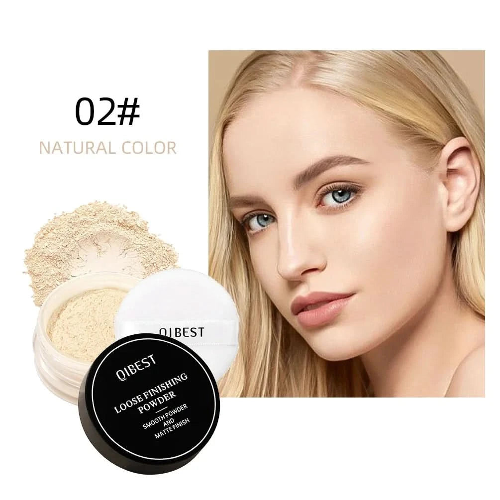 Face Loose Powder Translucent Matte Pink White Setting Powder Oil-Control Cosmetics Long-Lasting Waterproof Facial Makeup Powder - M & M Global