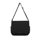 Collage Student School Bags Women&Men Unisex Crossbody Bags Multipockets Messenger Bag Simple Nylon Shoulder Bag - M & M Global