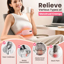 Uterus Warming Belt Electric Thermal Pad Waist Heating Belt Period Pain Relief Waist Protection Hot Compression Vibration Belt