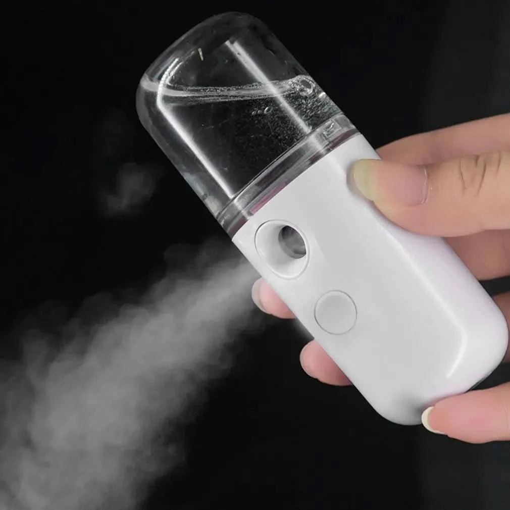 Nano Spray Water Replenisher Hydration Instrument Mini Portable Rechargeable Facial Steamer Beauty Moisturizing Humidifier - M & M Global