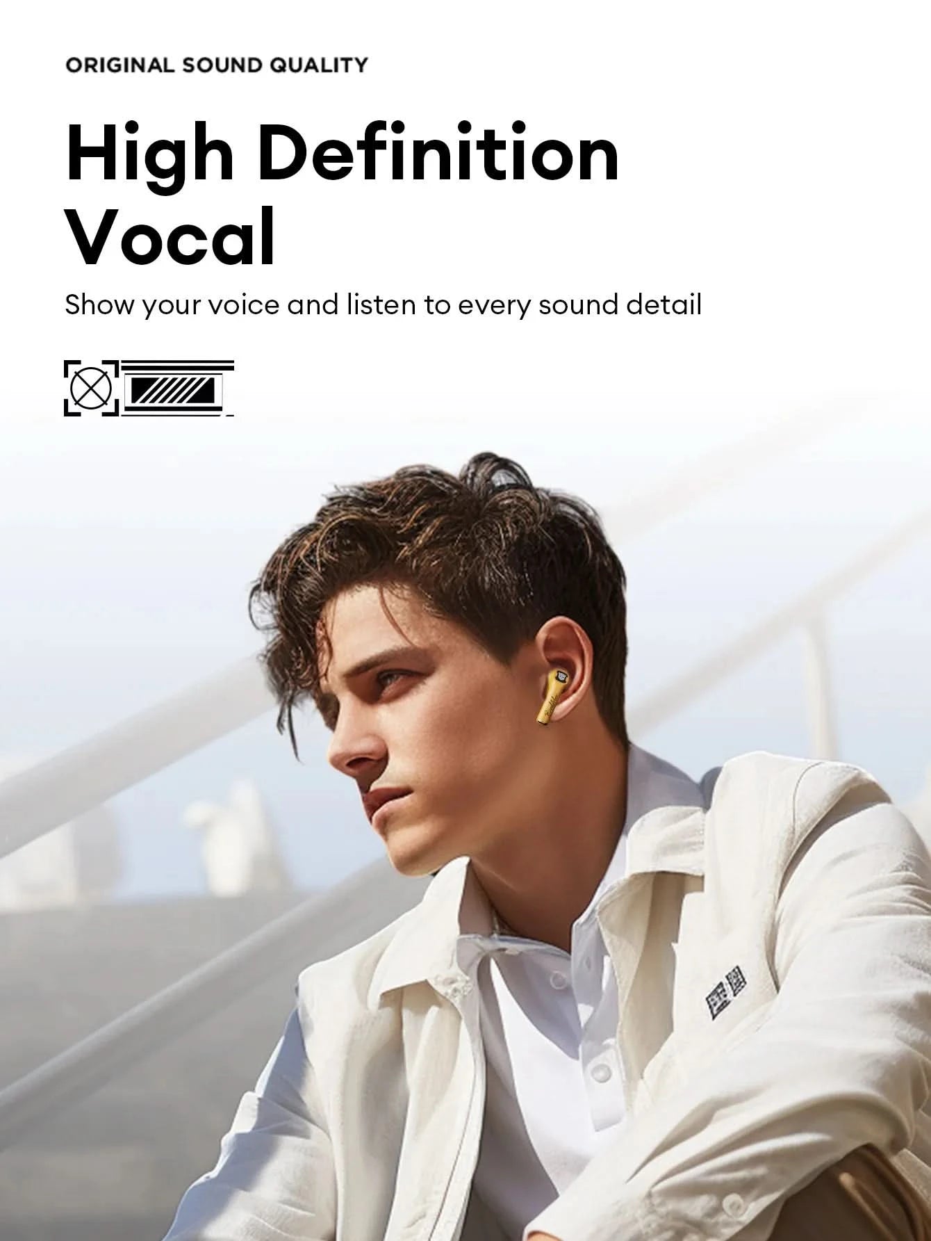 Ship From US Transformers Wireless Bluetooth Earphones Low Latency Gaming Headset TF-T23 HD Call with Mic Earbuds Sport