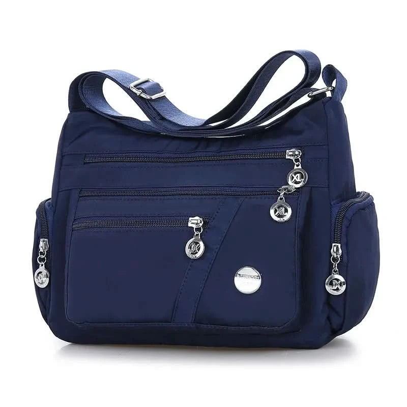 Large Capacity Women Crossbody Bag Waterproof Tote Casual Nylon Shoulder Bag Purse Handbag Lightweight Travel Messenger Bag - M & M Global