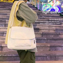 Women's Casual Canvas Messenger Bag Minimalist Crossbody Shoulder Sling Handbag for Students - M & M Global