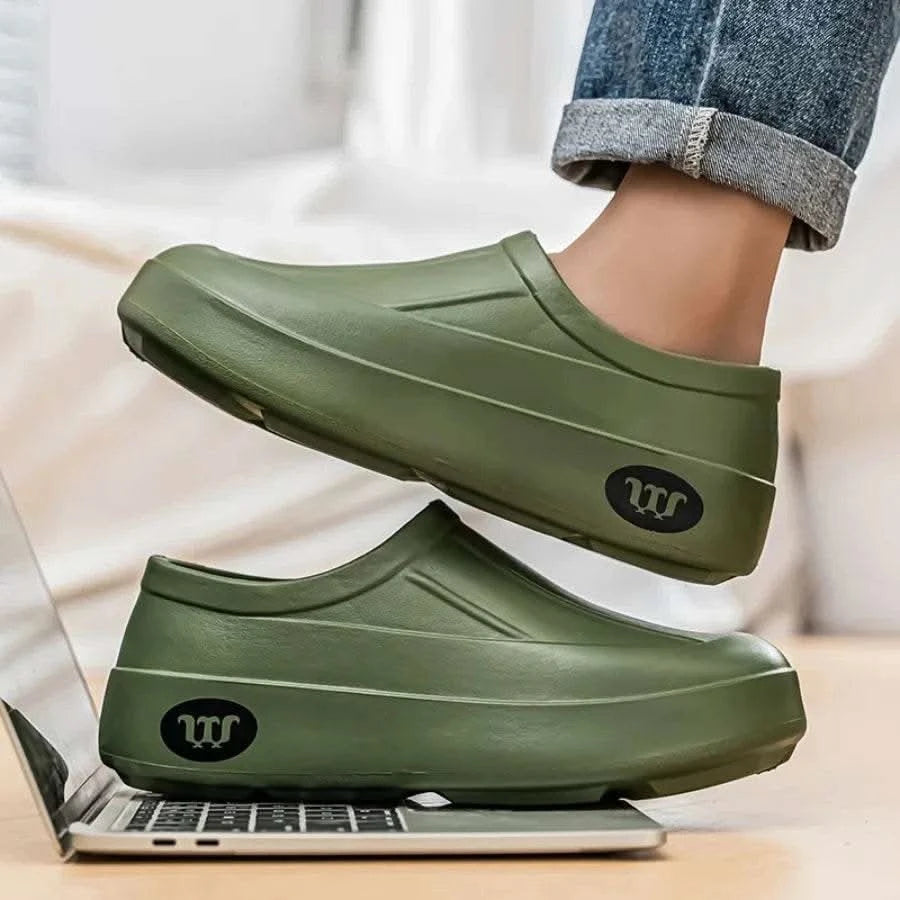 A Pair of Men's Wear-Resistant Men's Casual Shoes, Non-Slip, Wear-Resistant, Waterproof Work Shoes, Casual Sports Shoes for Men - M & M Global